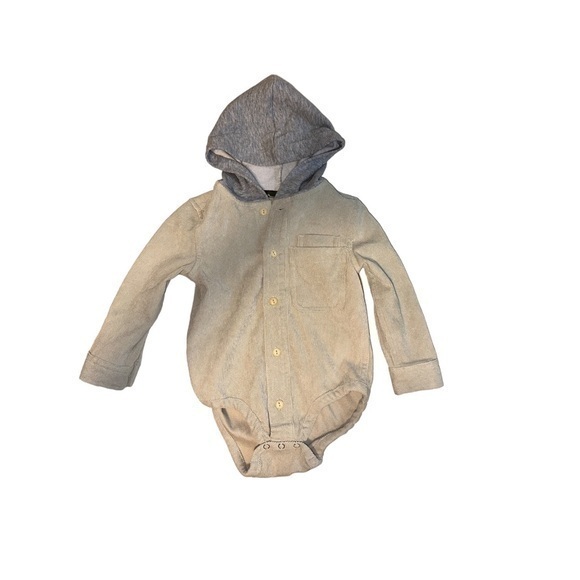 ⭐️ Sovereign Code Los Angeles Corduroy Infant Button-Down Shirt Hoodie - Picture 1 of 4